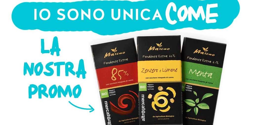 Promozione dolce come il cioccolato